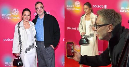 Paulina Sykut-Jeżyna wzięła męża na sopocką ściankę. Przed wspólnym pozowaniem obfotografował ukochaną (WIDEO)