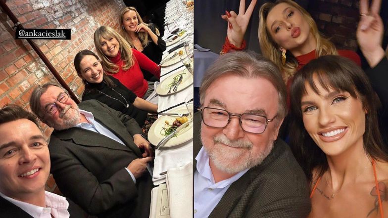 Gwiazdy Polsatu bawią się na świątecznym przyjęciu