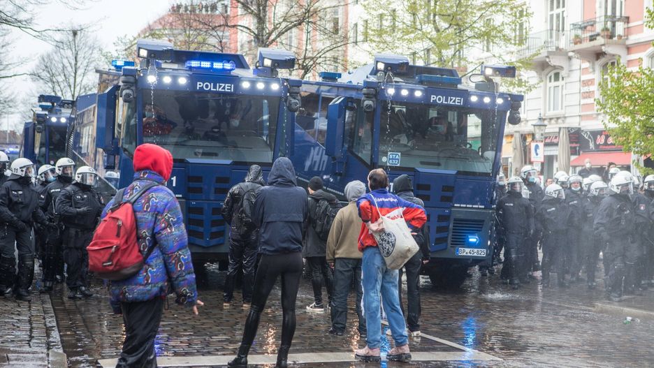 1 maja w Niemczech. Demonstracja w 2021 roku
