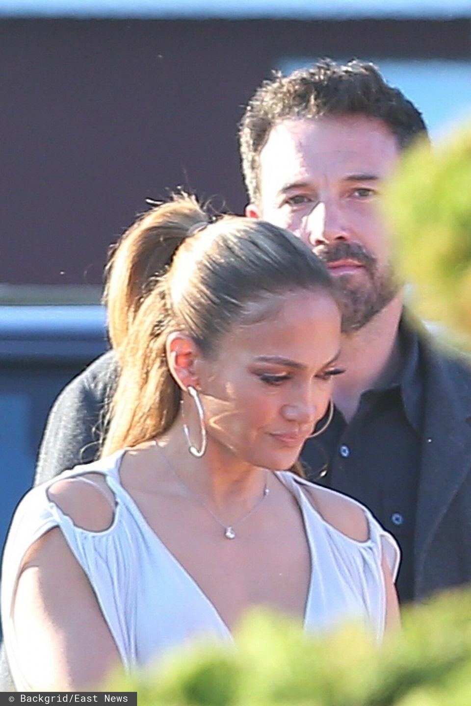Jennifer Lopez i Ben Affleck całują się w restauracji