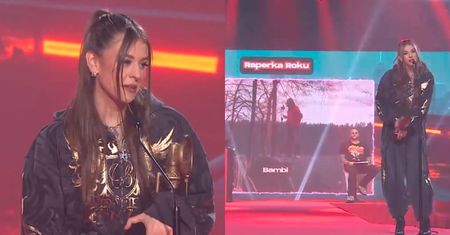 Bambi odebrała nagrodę dla "raperki roku" i SKRYTYKOWAŁA branżę: "Mam nadzieję, że zacznę być doceniana za dokonania, a nie za płeć"