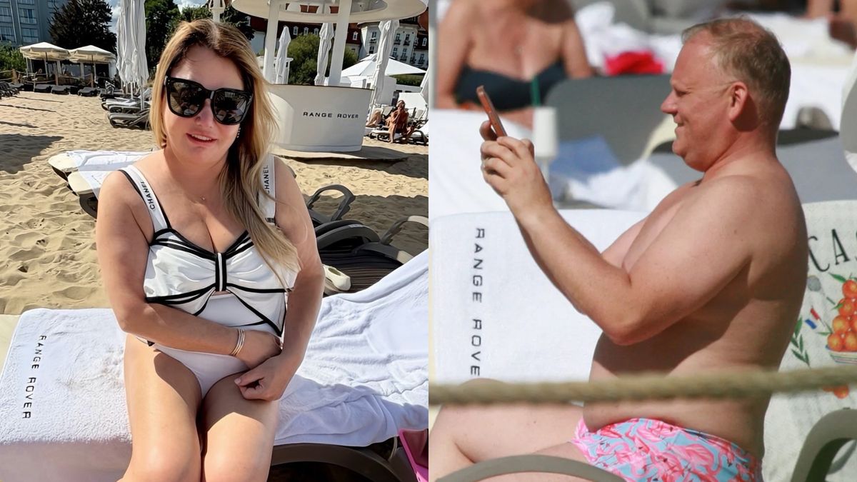 Katarzyna Niezgoda pozdrawia paparazzi