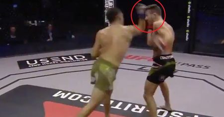 Cios z piekła rodem. Niesamowita akcja podczas gali w Kansas (wideo)