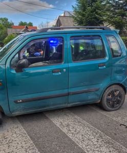 Jechali do sklepu z uszkodzonym kołem. Oboje byli pijani