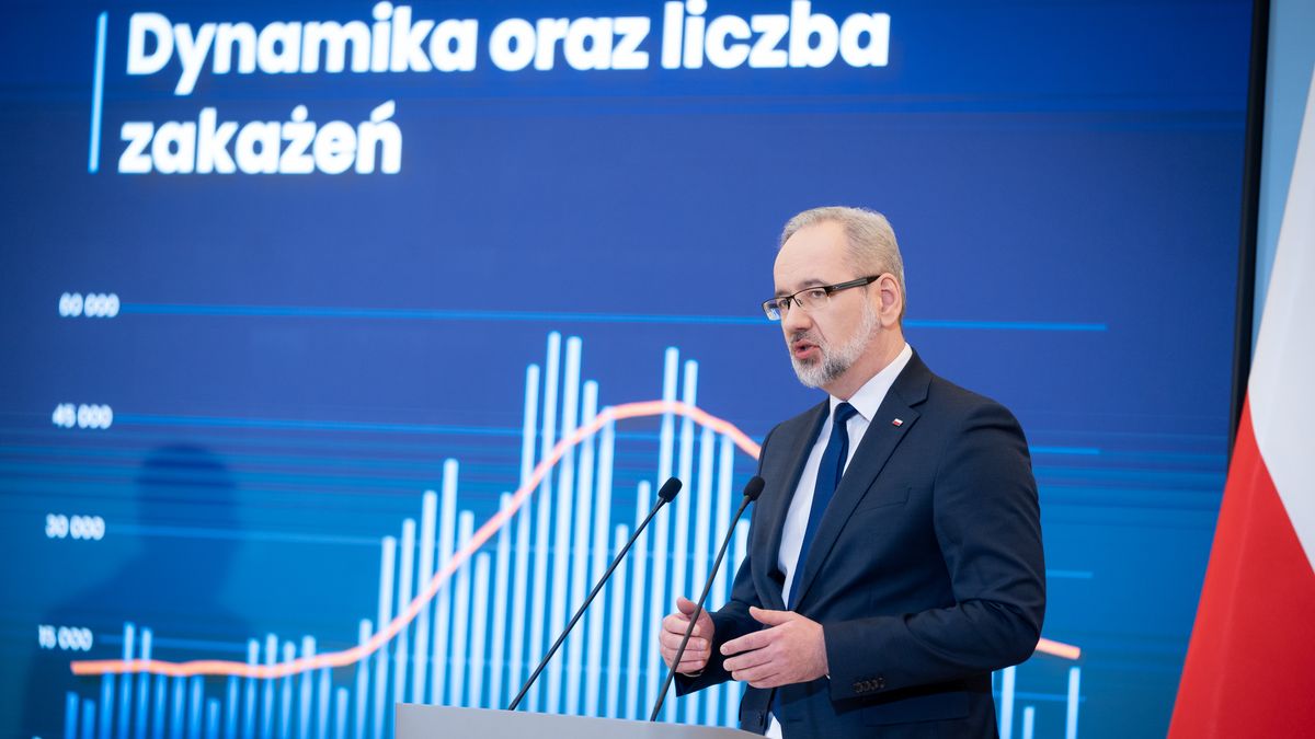 Polish Minister of Health Adam Niedzielski in Warsaw, Poland on 23 March 2022 (Photo by Mateusz Wlodarczyk/NurPhoto via Getty Images)