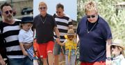 Elton John z mężem i synami w St. Tropez (ZDJĘCIA)