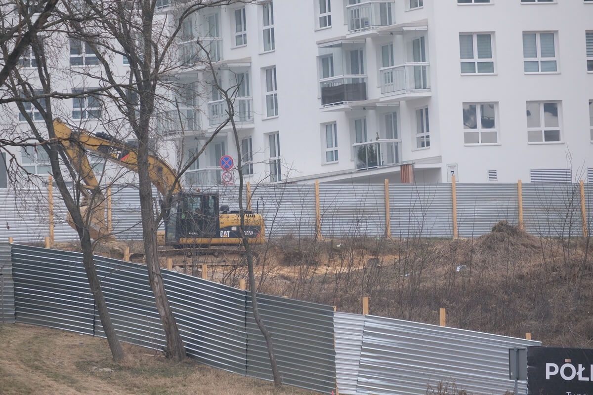 Ruszyły prace ziemne na budowie apartamentowca przy ul. Północnej 31 w Lublinie