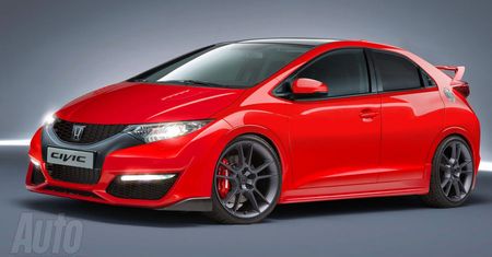 Honda Civic IX w wersji Type-R w 2013 roku