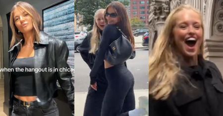 Anna Lewandowska szaleje w Chicago z Julią Tychoniewicz! Prężą się w czarnych stylówkach i podbijają TikToka: "Mój ulubiony duet"