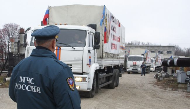 Konflikt na Ukrainie. Rosyjski konwój dojechał do Donbasu
