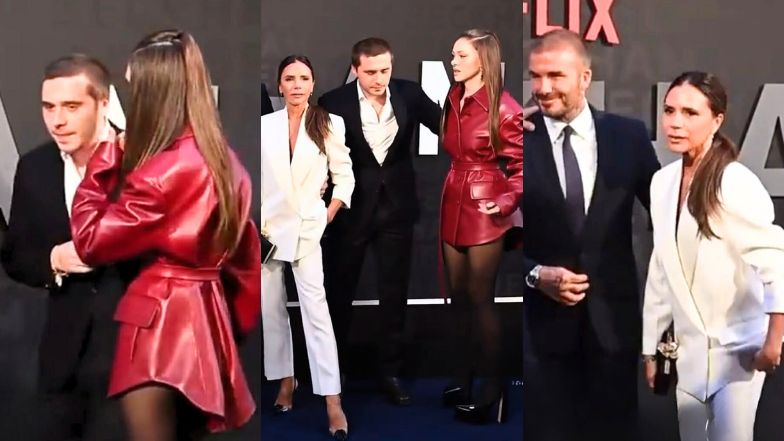 Tak Victoria Beckham i Nicola Peltz zachowywały się na ściance