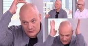 Piotr Zelt w TVN-ie: "Łysiałem z godnością. Od 30-stki się zaczęło się rzednięcie"
