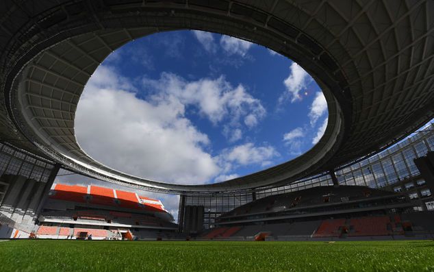 Zadziwiający stadion w Jekaterynburgu (fot. Michael Regan/Getty)