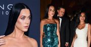 Zahipnotyzowany Orlando Bloom wpatruje się w pupę Kim Kardashian za plecami Katy Perry