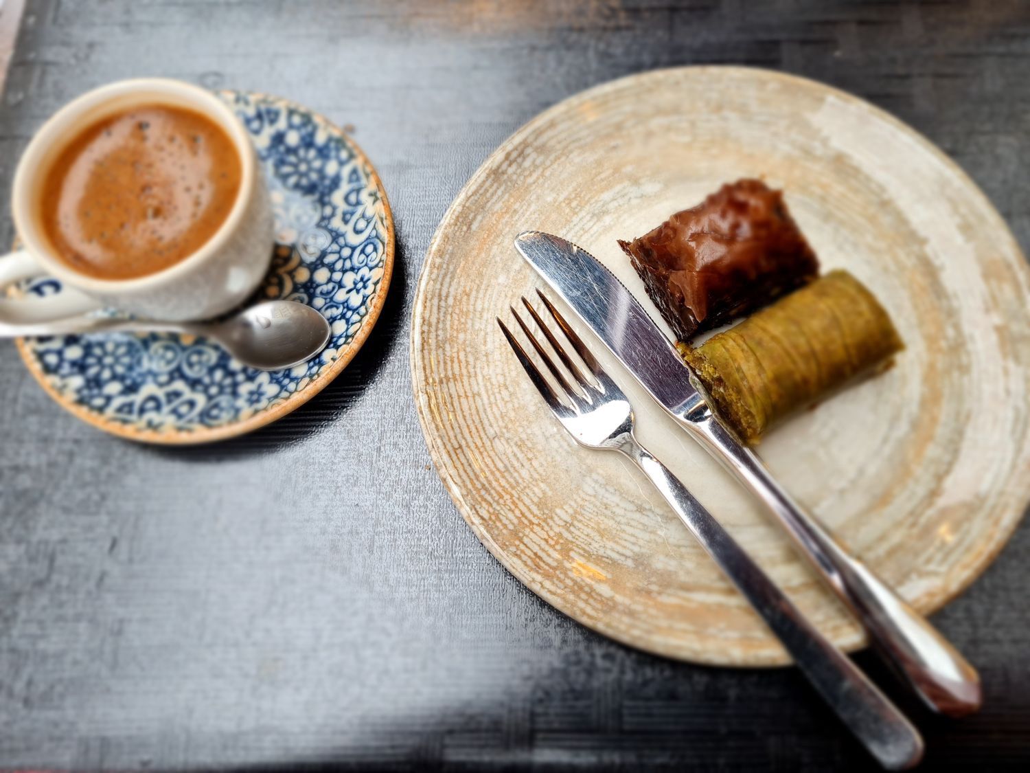 Bośniacka kawa i baklava
