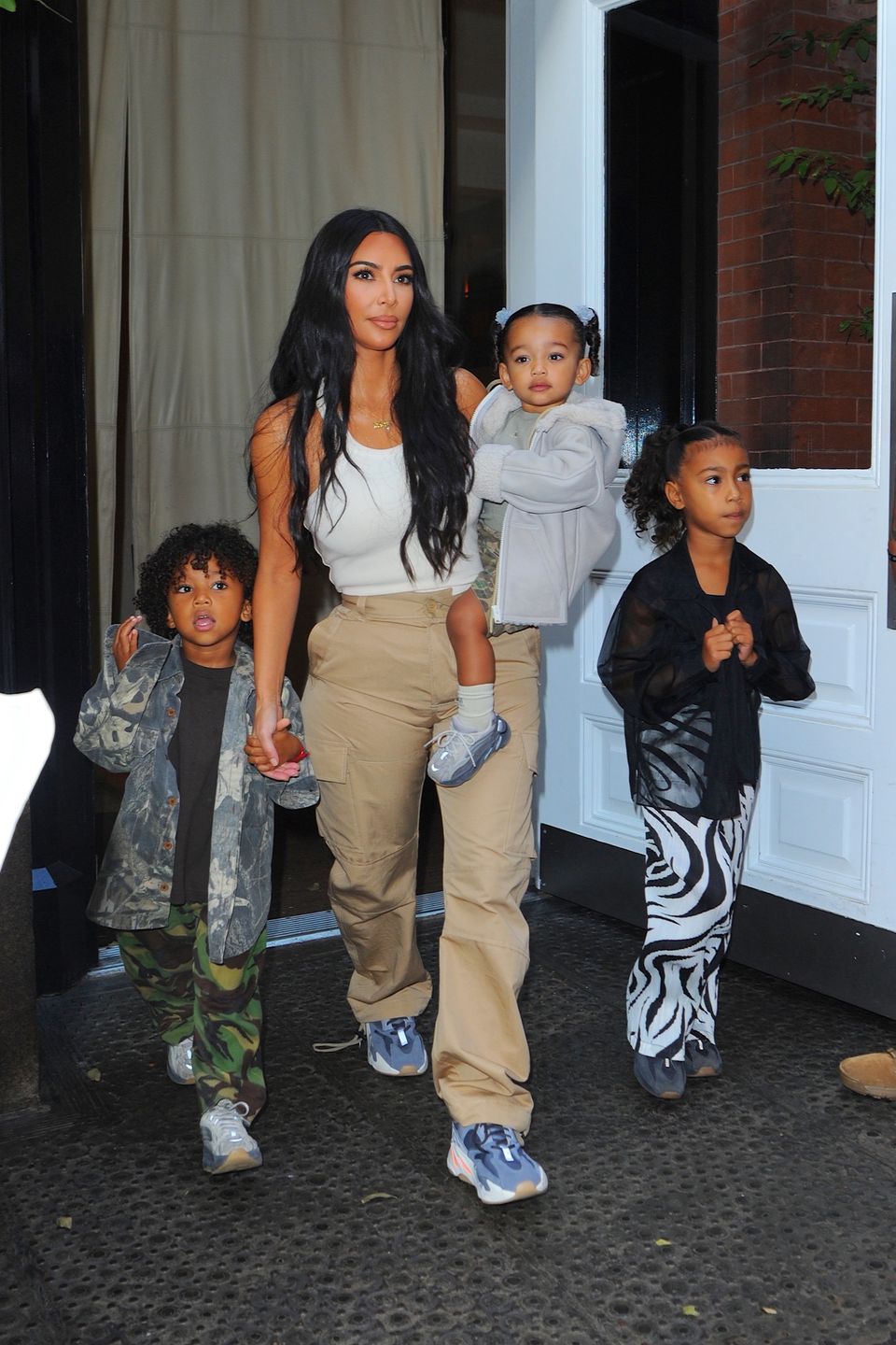 Kim Kardashian z dziećmi