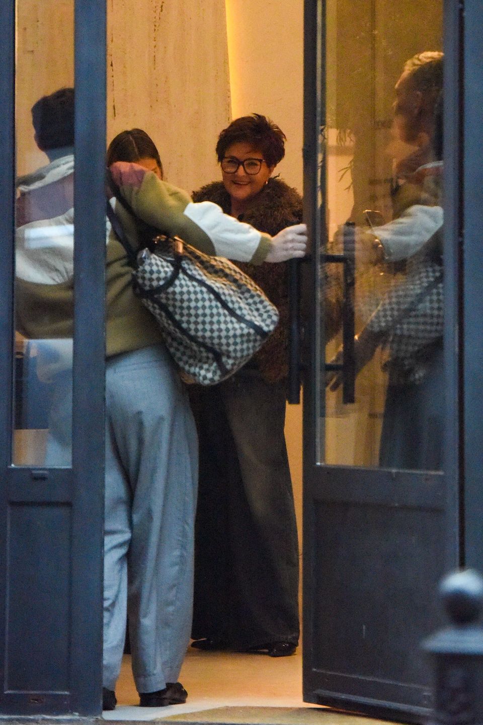 Jolanta Kwaśniewska na zakupach w butiku