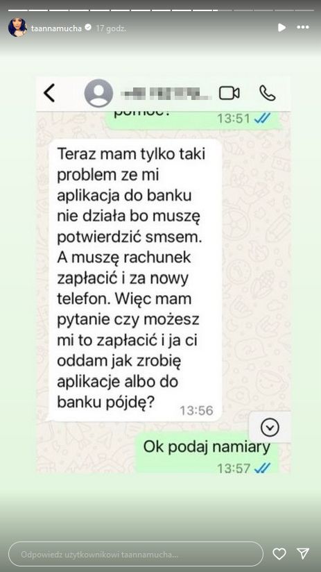 Mama Anny Muchy padła ofiarą oszustwa