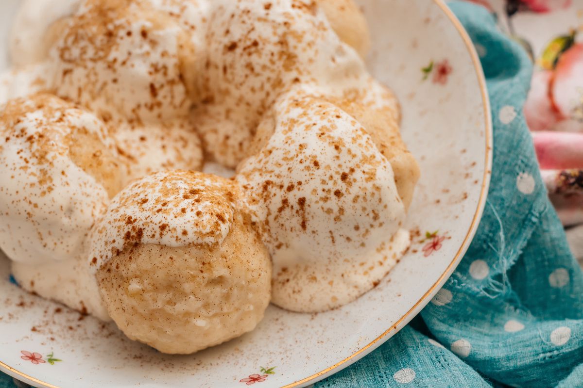 Dumplings with fruit are the flavours of my childhood.