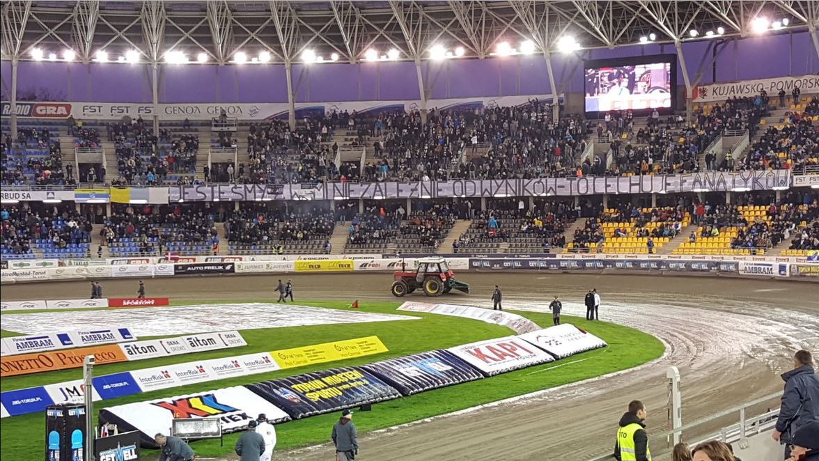 Zdjęcie okładkowe artykułu: Materiały prasowe / twitter.com/ks_torun / Na zdjęciu: Motoarena im. Mariana Rosego w Toruniu