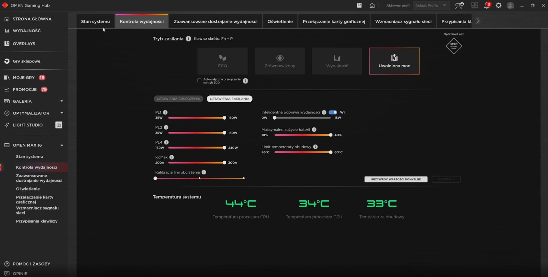 OMEN MAX 16 - OMEN Gaming HUB