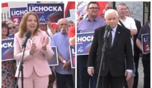 Emocje na konferencji Kaczyńskiego. Lichocka wkroczyła: spokój!