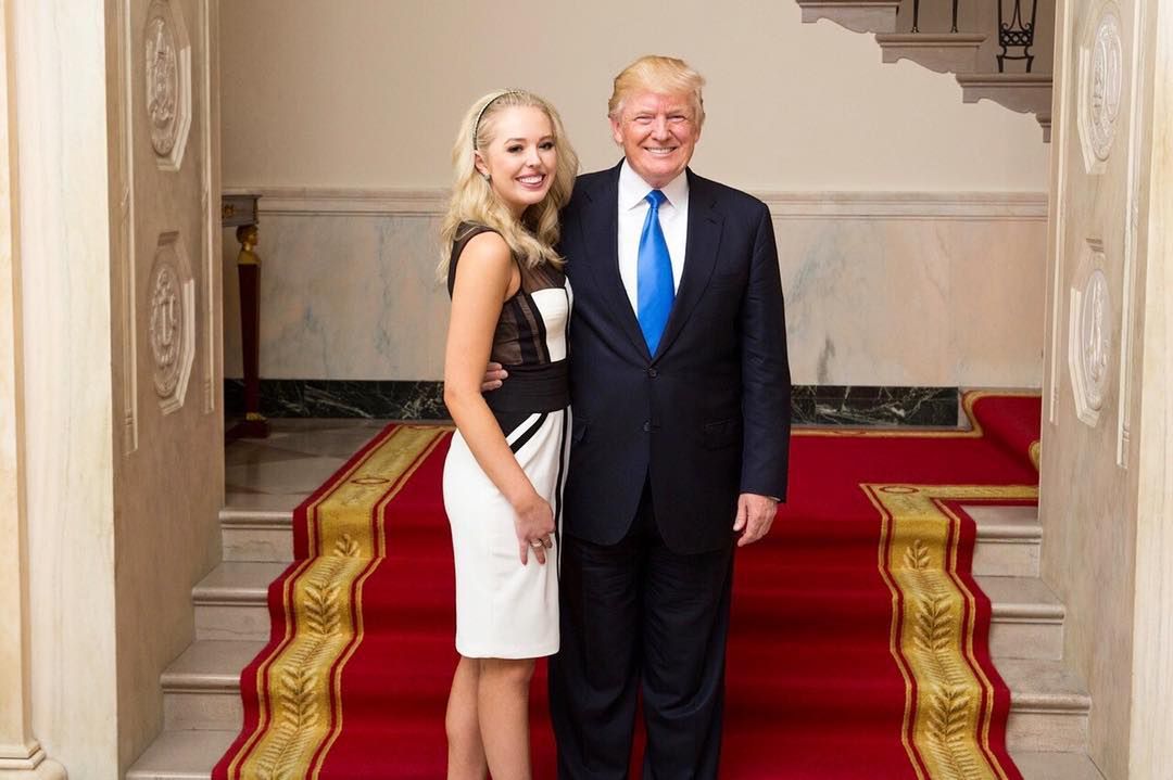 Tiffany Trump z ojcem