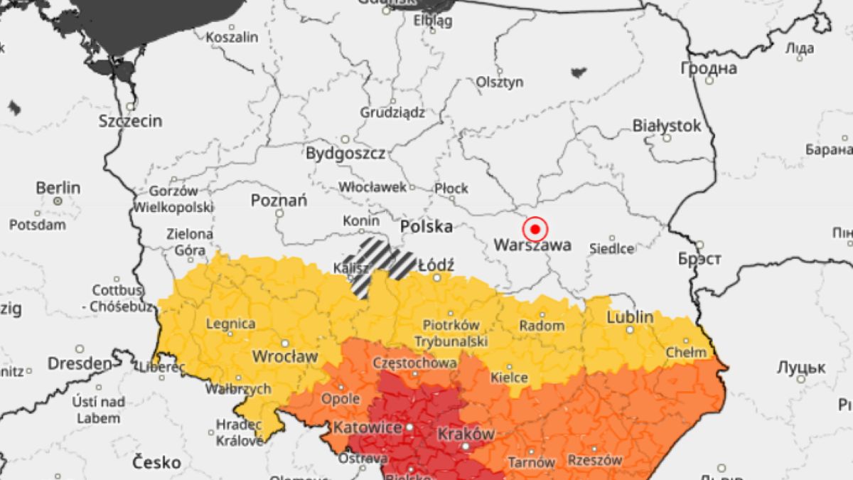 Alerty IMGW. Tu pogoda będzie najniebezpieczniejsza