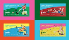 „Latem dowozimy też w plener" w reklamach Jush od agencji PZL