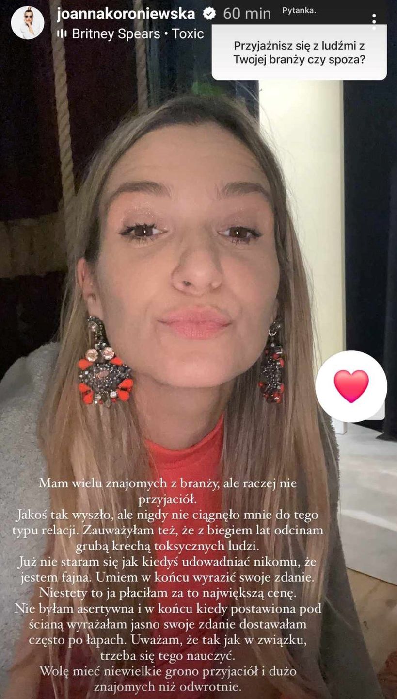 Joanna Koroniewska o relacjach i początkach w show-biznesie