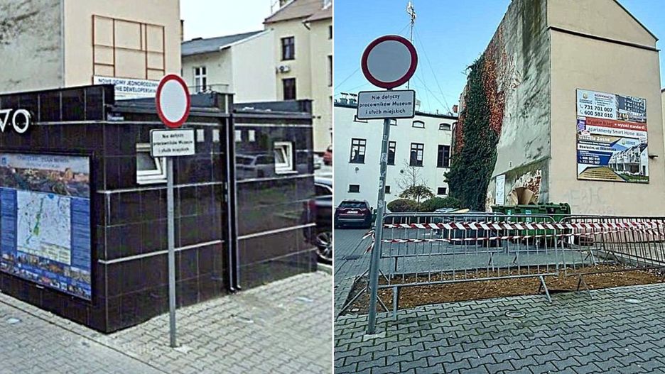 Mieszkańcy Oświęcimia są w szoku. Zniknął szalet miejski, którego postawienie kosztowało pół miliona złotych w 2013 roku.