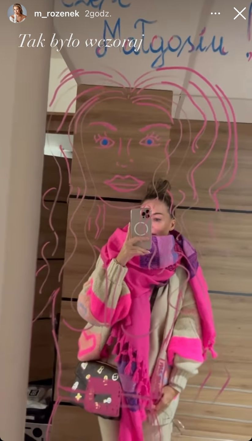 Małgorzata Rozenek powitana w hotelu po królewsku