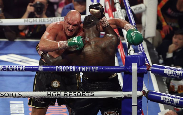 Tyson Fury w walce z Deontay'em Wilderem