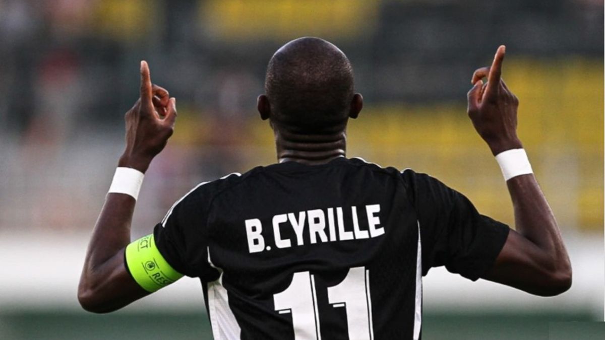 Instagram / FC Sheriff / Cyrille Bayala w meczu Sheriffa Tyraspol