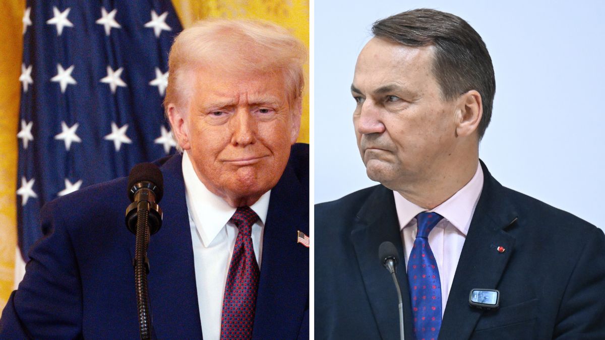 Radosław Sikorski dostał pytanie o Donalda Trumpa