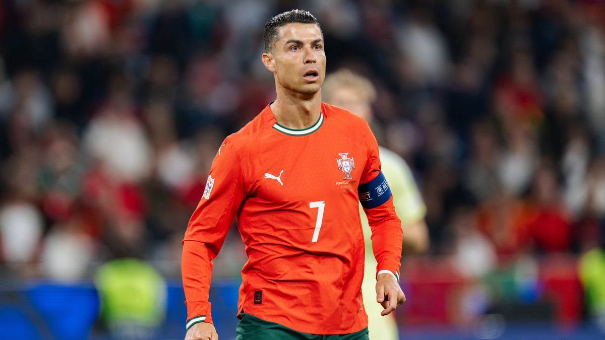 MUNICH, GERMANY - 2025/06/08: Cristiano Ronaldo of Portugal seen during the UEFA Nations League 2025 final match between Portugal and Spain at Munich Football Arena. Final score: Portugal 2:2 (penalties 5:3) Spain. (Photo by Mikolaj Barbanell/SOPA Images/LightRocket via Getty Images)