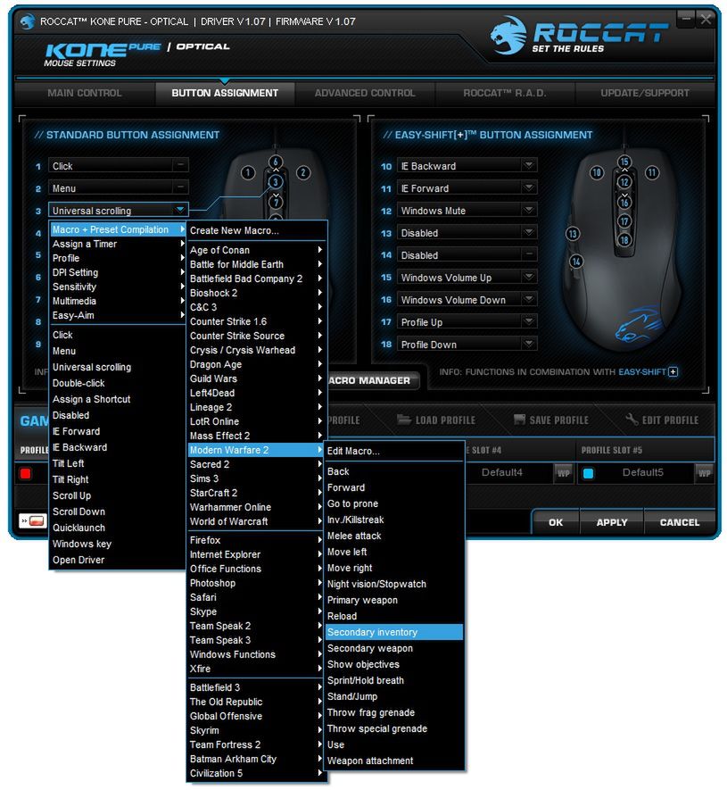 Oprogramowanie Roccat Kone Pure Optical