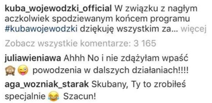 Agnieszka Woźniak-Starak też dała się nabrać Kubie Wojewódzkiemu