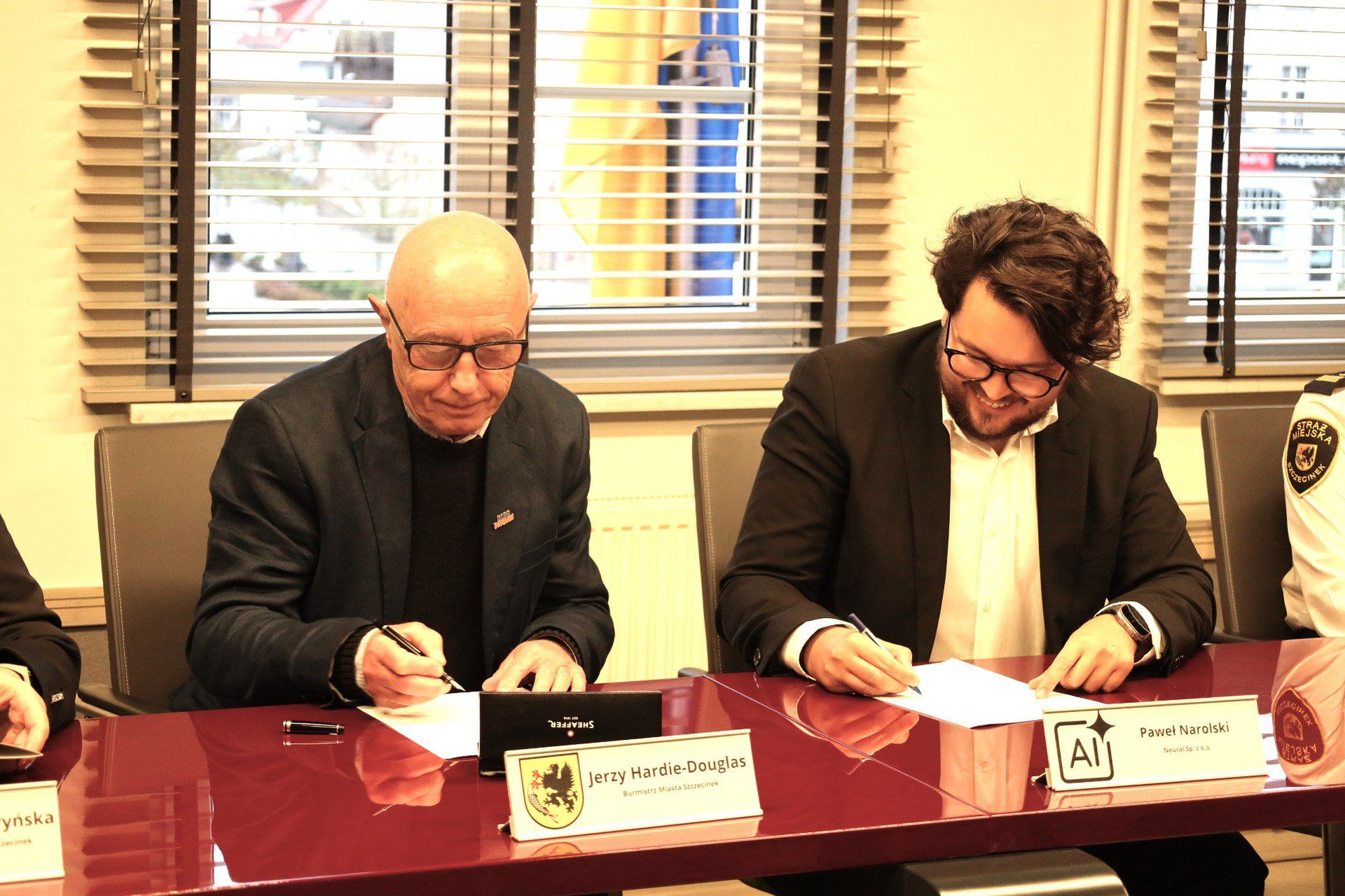 Podpisanie umowy w szczecineckim ratuszu