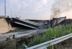 Katastrofa w USA. Autostrada runęła po pożarze cysterny