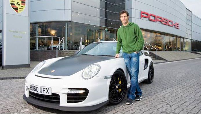 Mark Webber i Porsche 911 GT2 RS