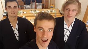 Zabawne zdjęcia w kimonach. Tak polscy skoczkowie pożegnali się z Japonią