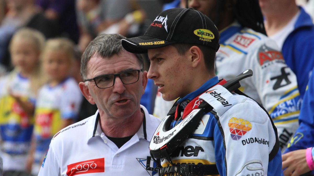 WP SportoweFakty / Łukasz Łagoda / Trener Roman Jankowski i Bartosz Smektała