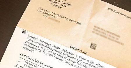 List z urzędu skarbowego w Opolu. To nie oszustwo, musisz zapłacić