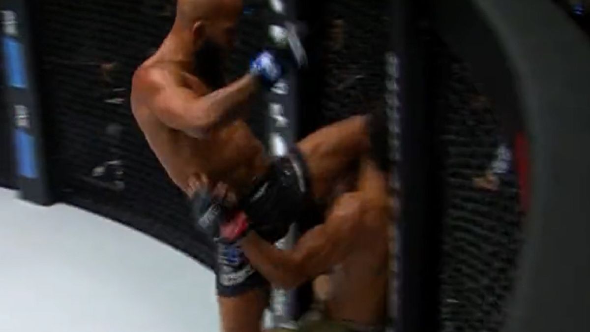 Zdjęcie okładkowe artykułu: Twitter /  / Demetrious Johnson ciężko znokautował Adriano Moraesa w rewanżowej walce 