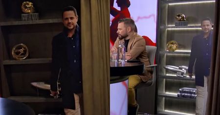 Kartonowy Trzaskowski na debacie w Kanale Zero. "Jakiś taki sztywny"