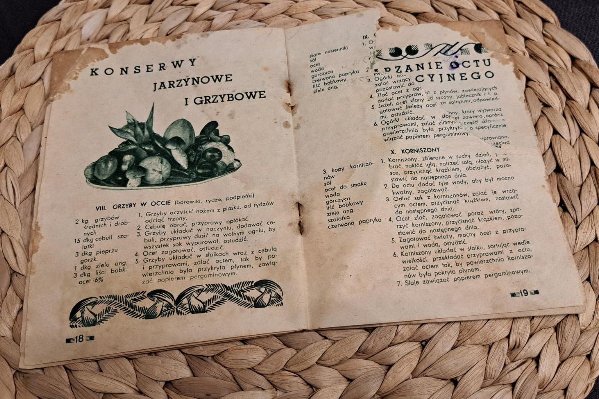 A cookbook from years ago