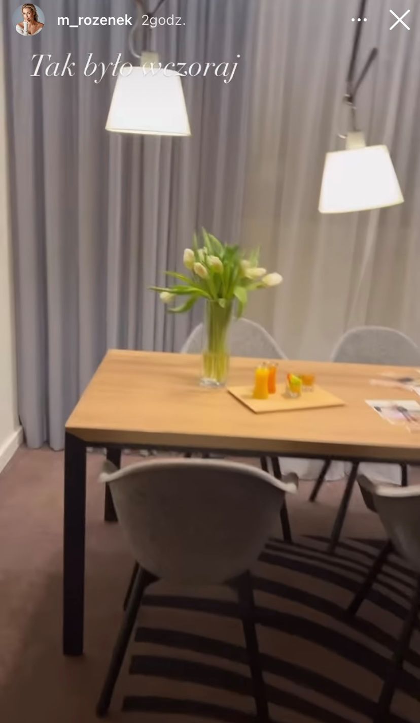 Małgorzata Rozenek powitana w hotelu po królewsku