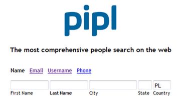 Pipl - wyszukiwarka ludzi 1