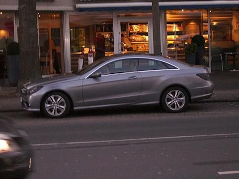 Mercedes Klasy E Coupe - kolejne fotki